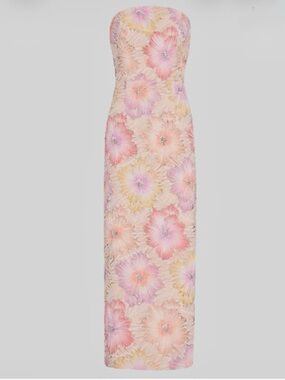 Milly  Kait Floral Embroidered Dress